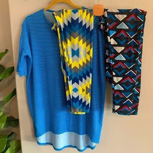 LulaRoe Tunic and Legging Set
